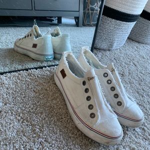 White Slip On Converse Dupe